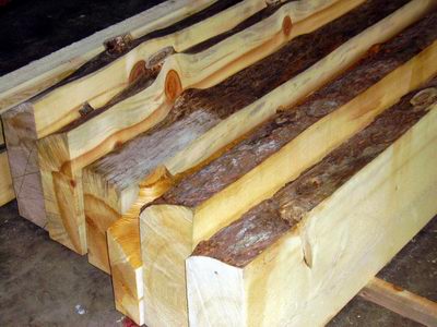 Raw mantel stock on hand