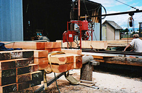 Order of timbers ready to ship at mill.
