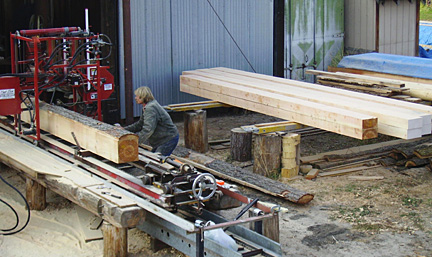 Order being filled at the sawmill